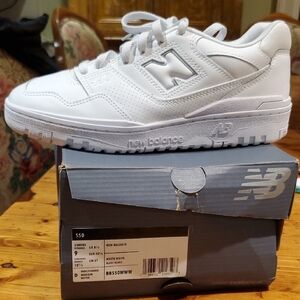New Balance 550 White Athletic Shoes